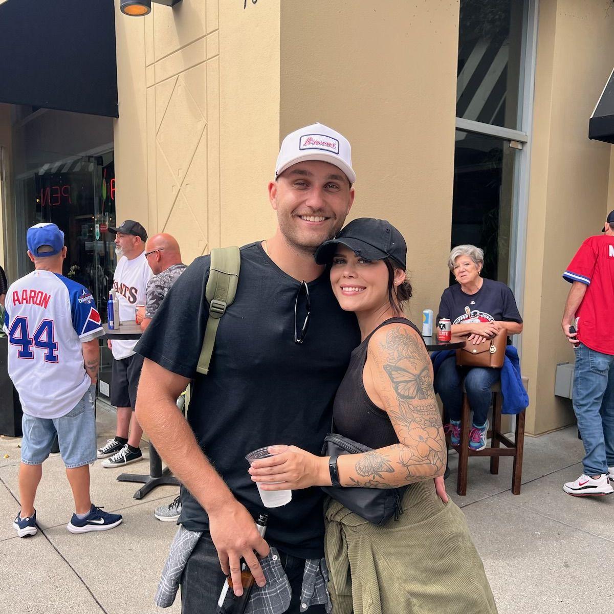 Our first Giants game with Justins Family