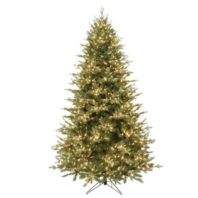 Holiday Living 7.5-ft New Kensington Pine Pre-lit Artificial Christmas Tree with Color Changing LED Lights