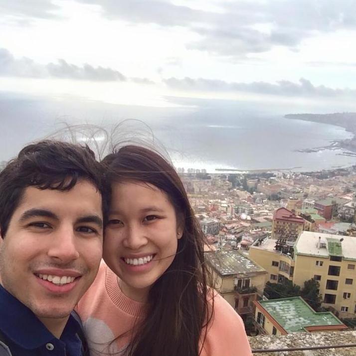 Visiting his Father's hometown Naples, Italy!