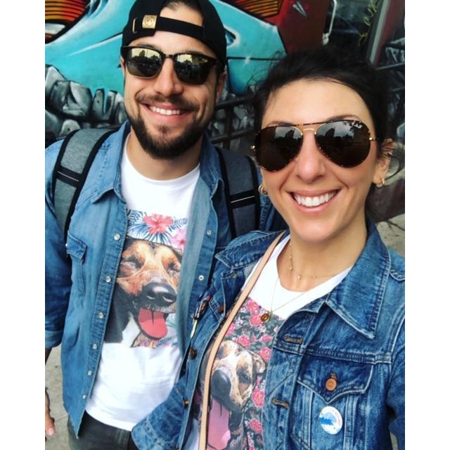 The only way to celebrate Belle's Birthday is to wear matching shirts with her face! NYC {2018}