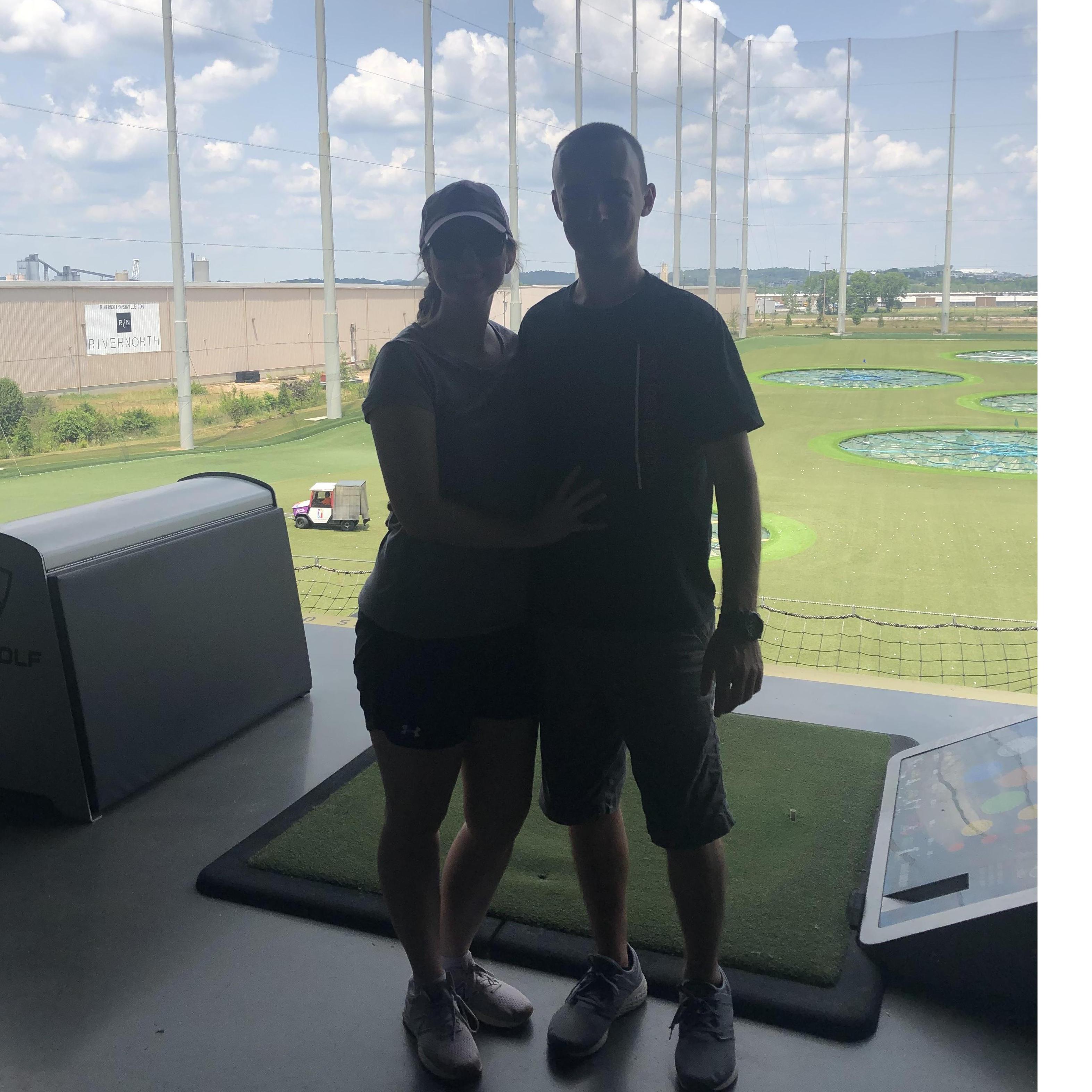 Top Golf in Nashville, TN.  May 2019.