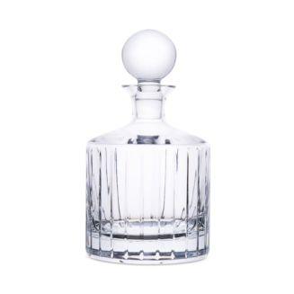 Rogaska Avenue Round Decanter, 27 oz.