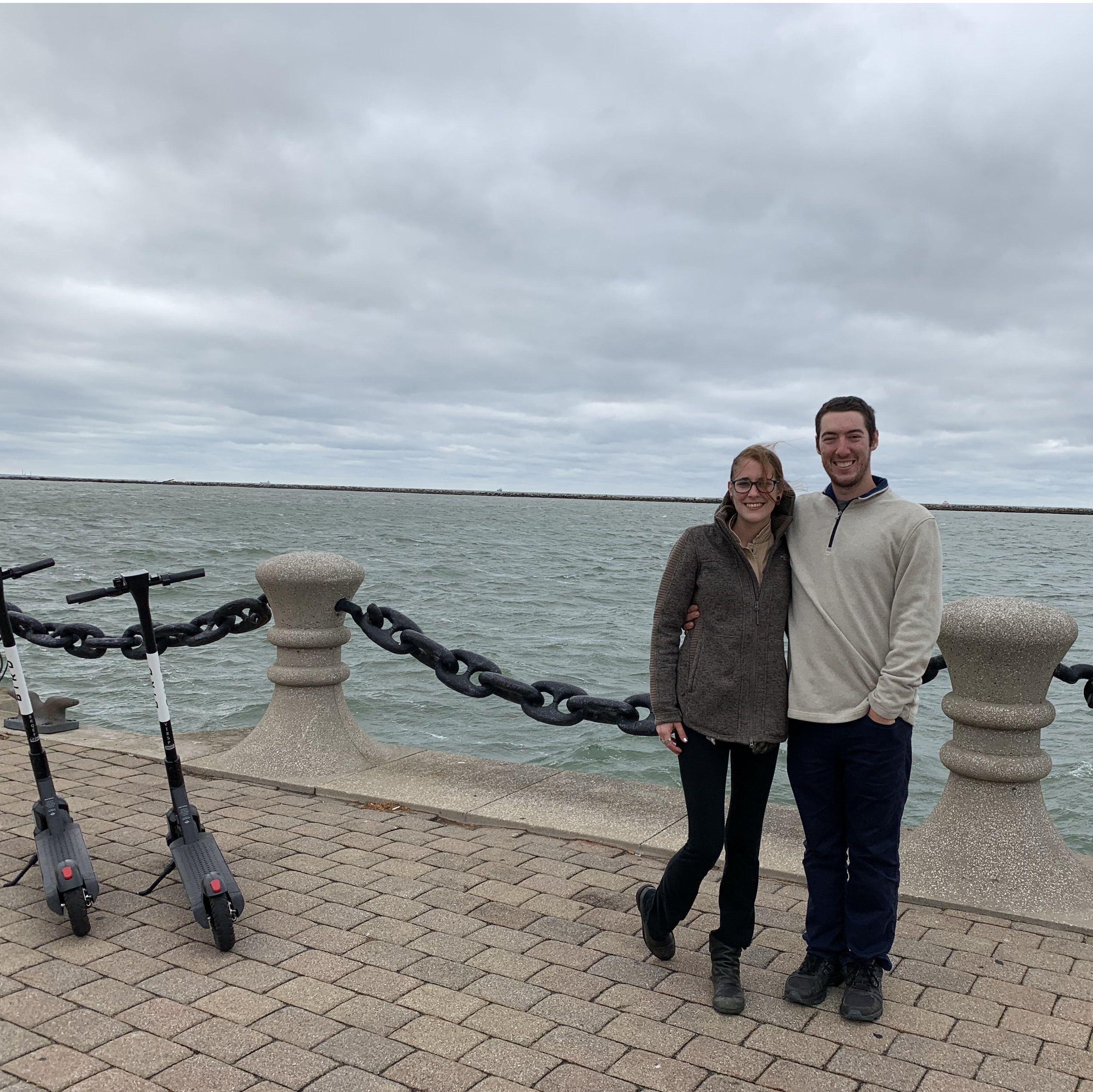 Cleveland is just as cold and windy on the water as Buffalo is - true story!