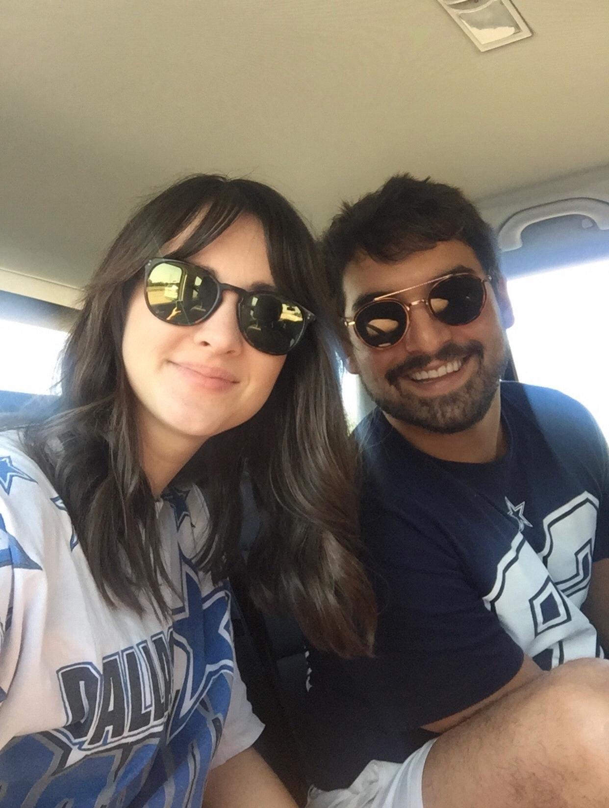 On our way to watch the Cowboys lose