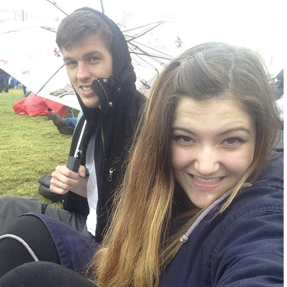 Surprised him for his birthday with tickets to Formula 1!