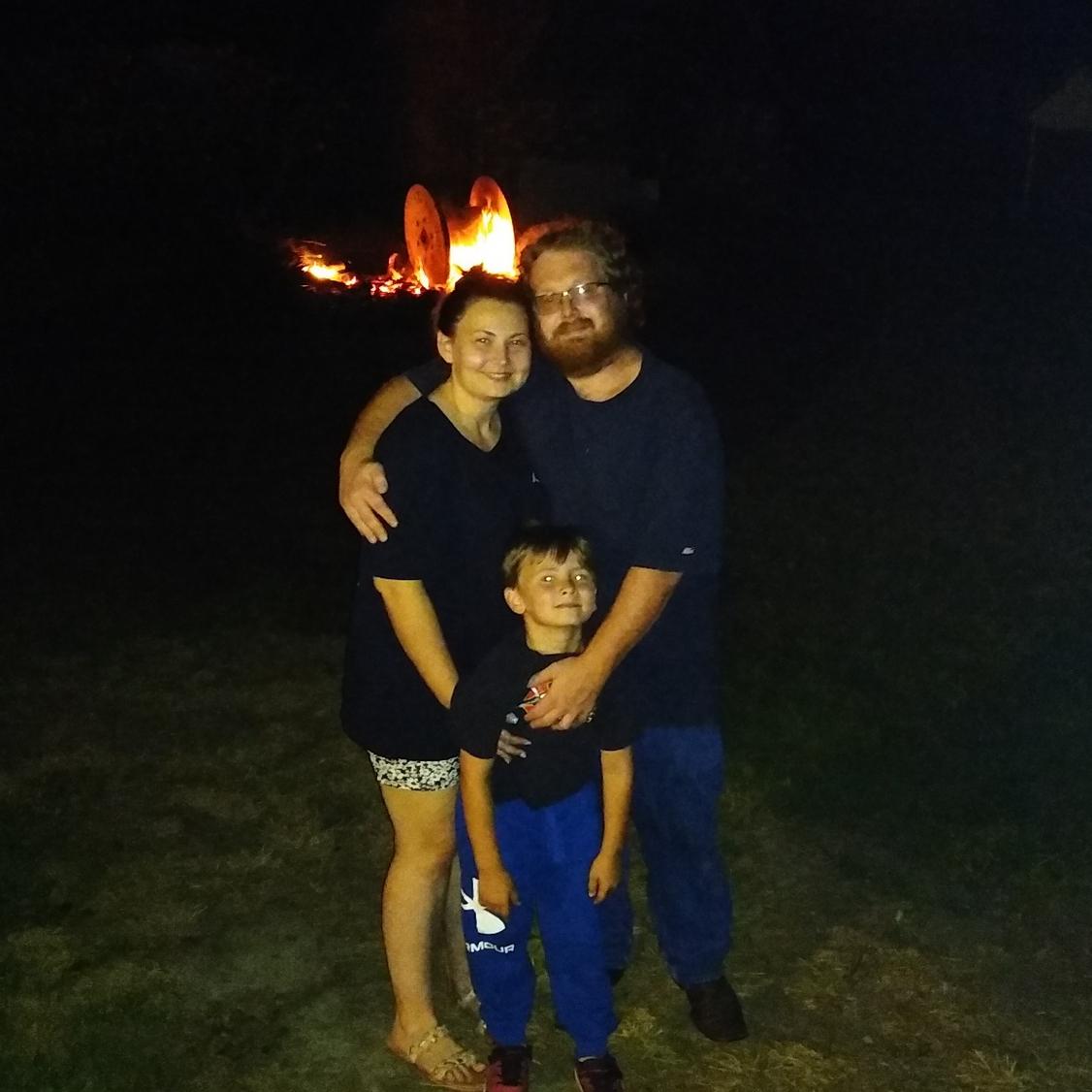 Us the night we got engaged