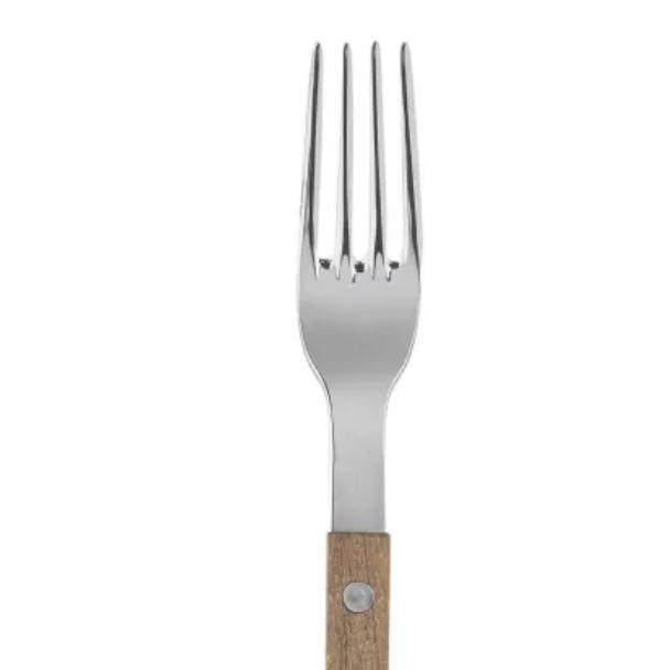 Sabre - Set of 4 Bistrot Teak Shiny Dinner Forks