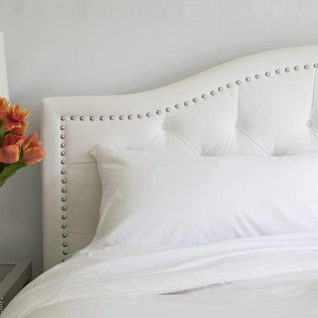 PeachSkinSheets Classic White Sheet Set - 1500tc Level of Softness - Extra Soft Cooling Sheets for Hot Sleepers and Night Sweats - Split King Size (2 XL Fitted)