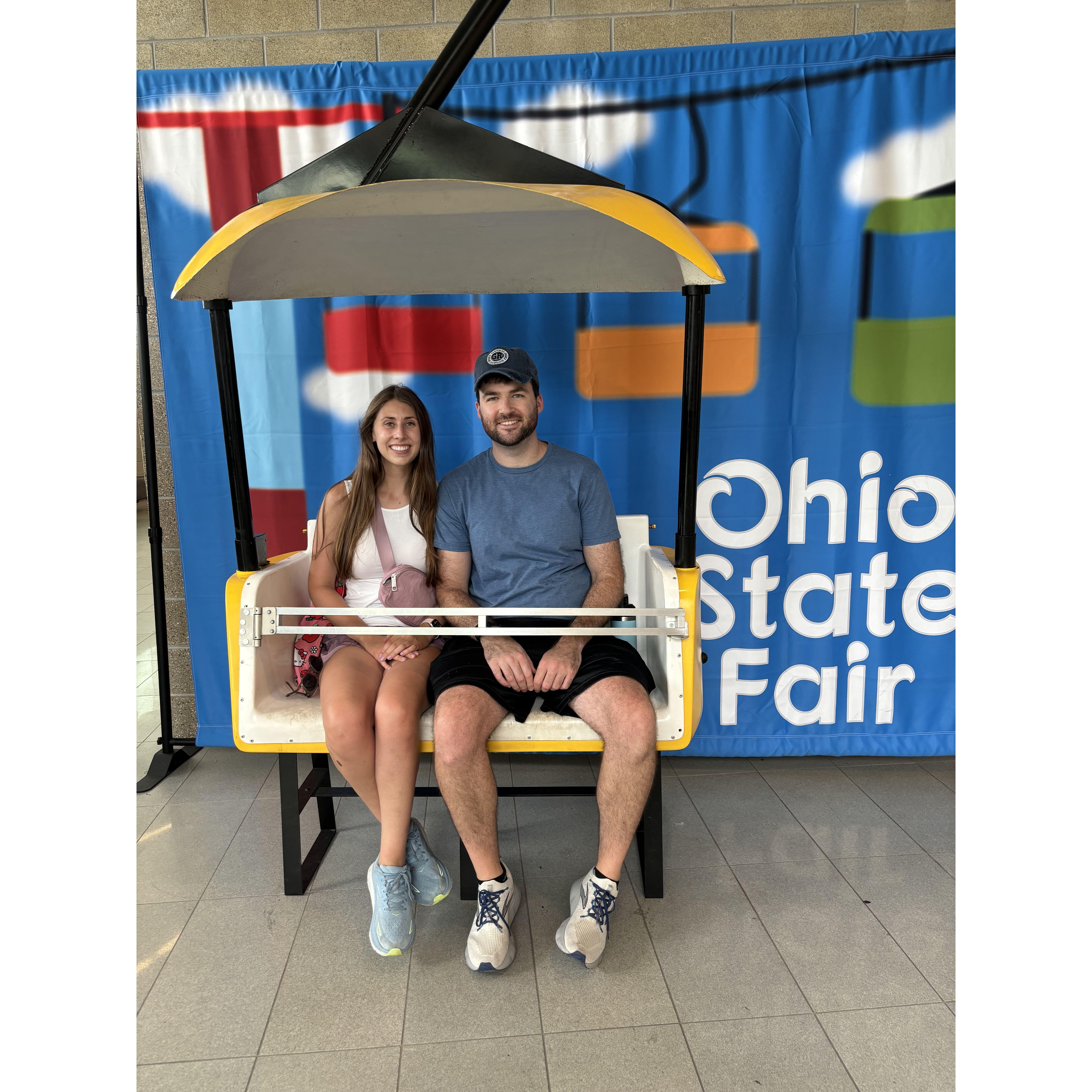 Visiting the Ohio State fair in Columbus