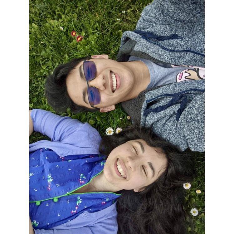 Sofia definitely didn't make Jacob take this adorable photo.