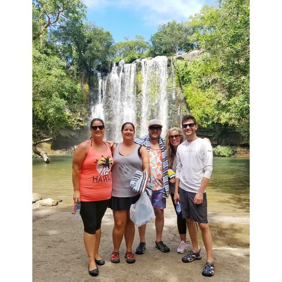 Costa Rica didn't disappoint - waterfall epic-ness with Erin, Amanda and Caleb