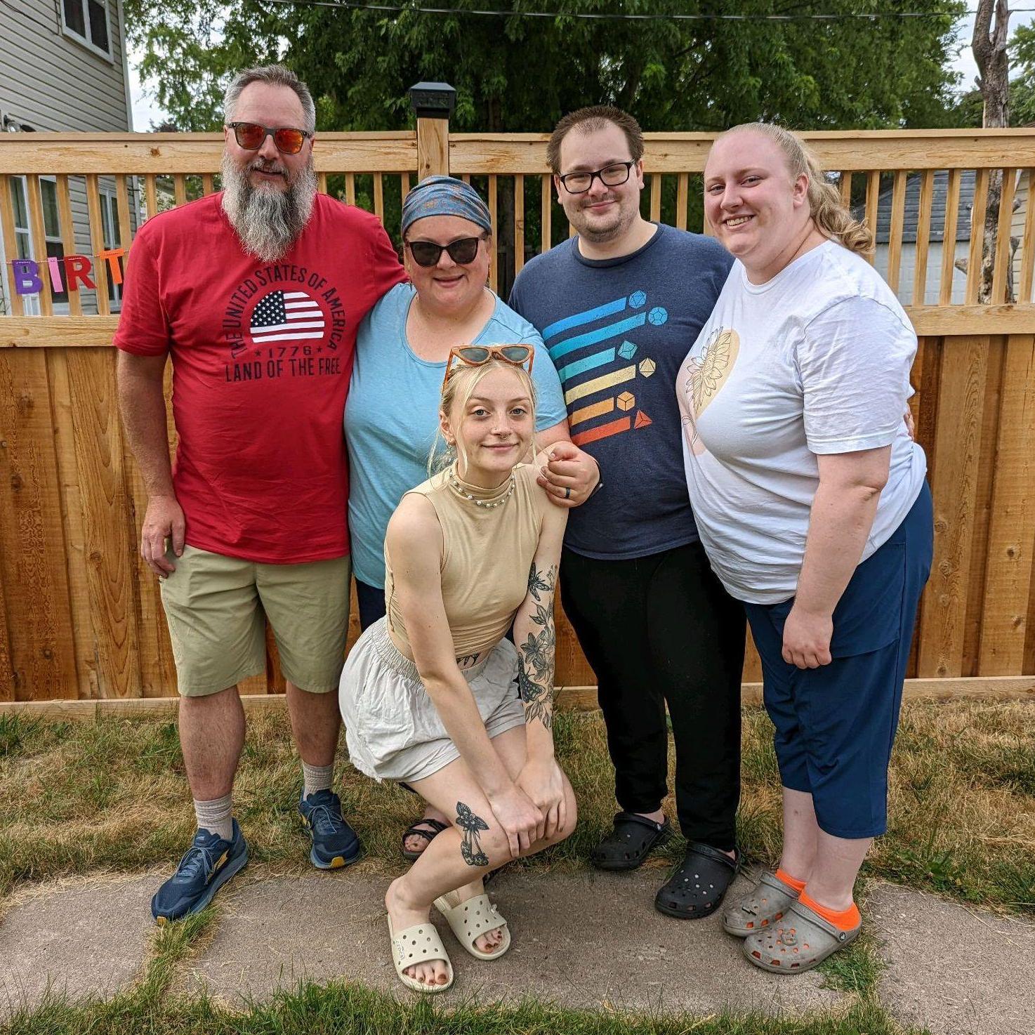 4th of July with Lance's family, 2023