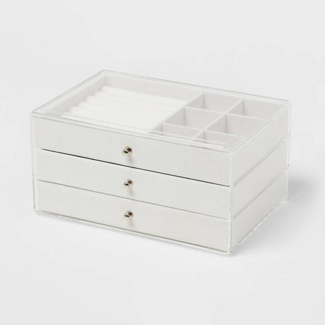 3 Drawer Acrylic Accessory Organizer - Brightroom™