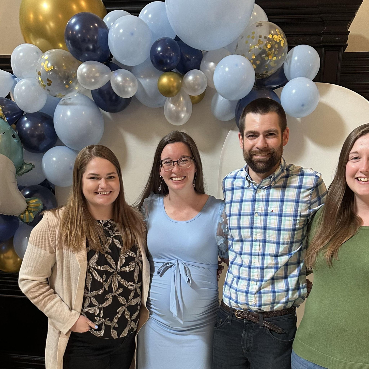 Shortly after Max's baby shower, Danny and Emily asked us to be his godmothers.