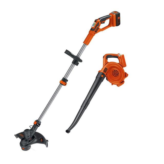 BLACK+DECKER 40V MAX String Trimmer / Edger and Sweeper Combo (LCC140)