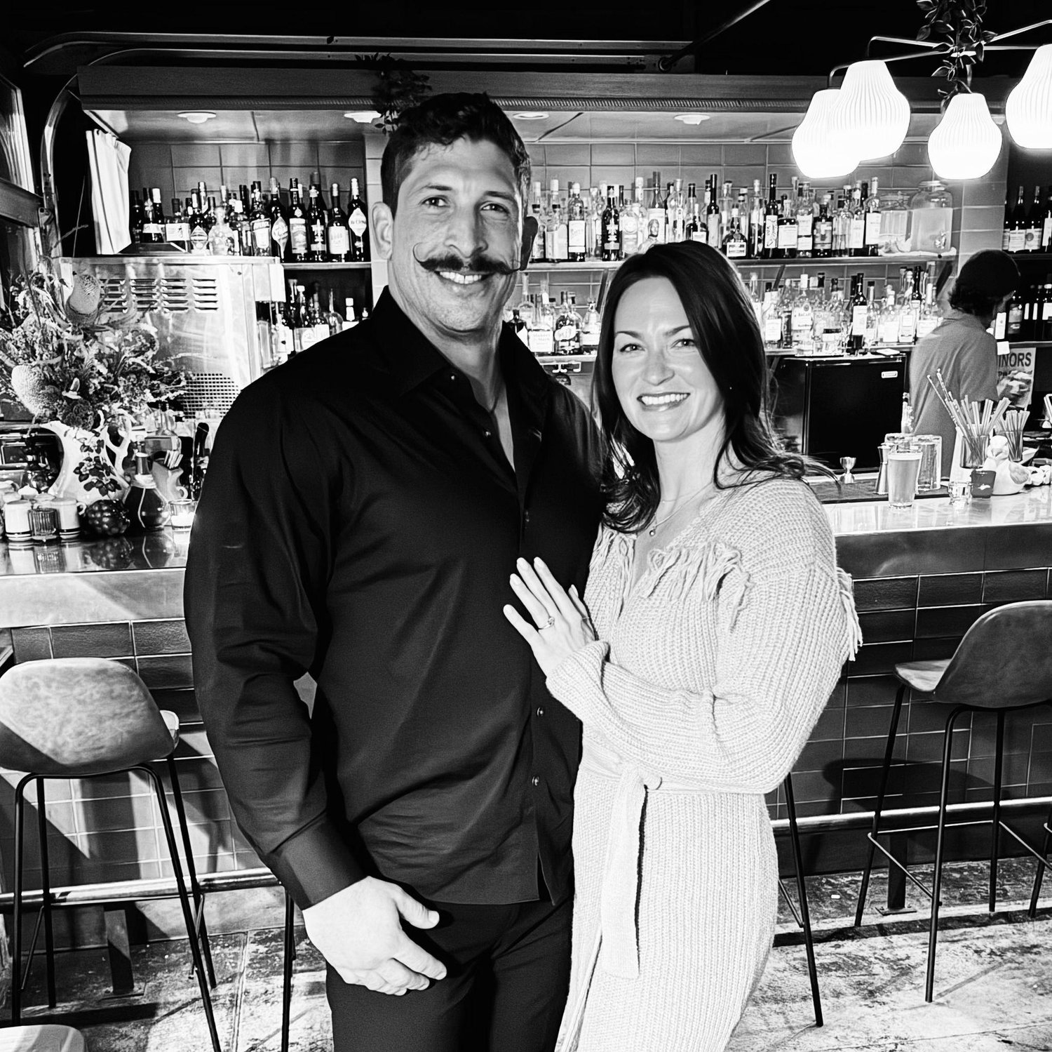 Our first engaged dinner