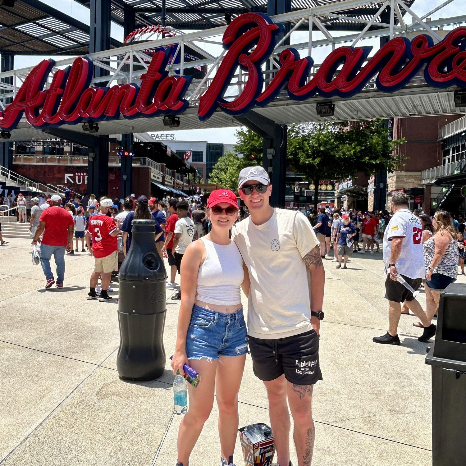 Watching the Braves play baseball