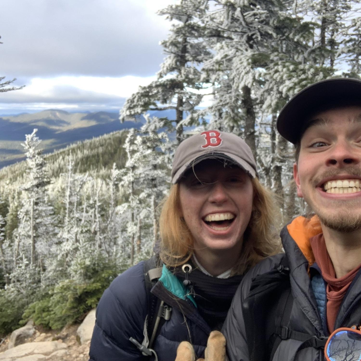 Our first hiking date on Mount Osceola!