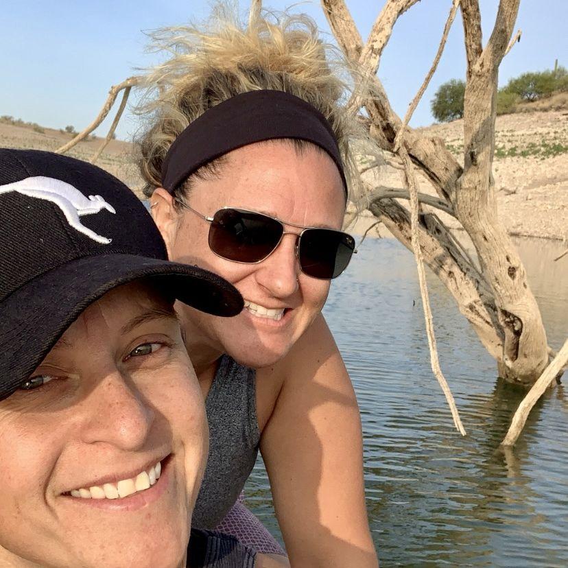 Nat didn't believe I would climb the tree from the kayak, but I did.
September 2020