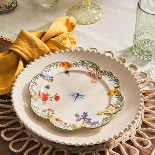 Eden Stoneware Dessert Plates, Set of 4