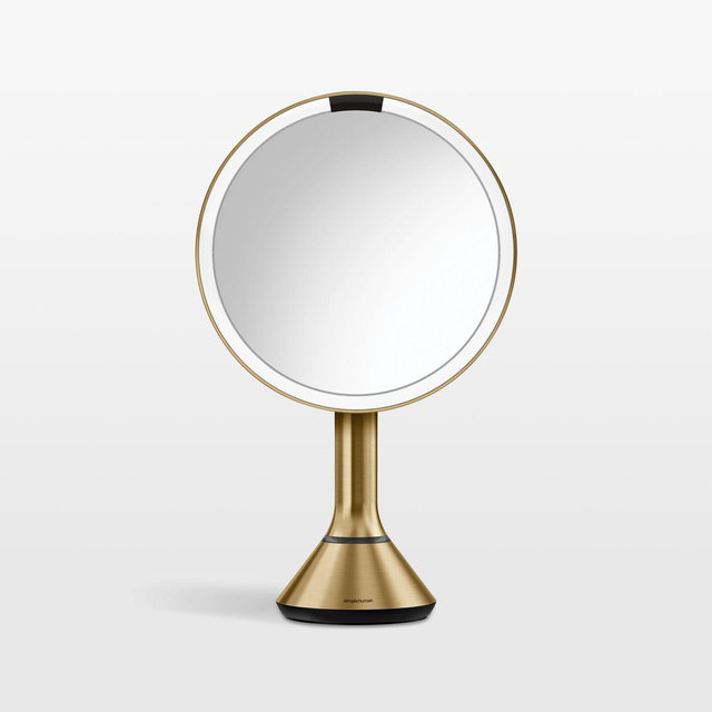 Simplehuman ® Brass Vanity Mirror with Sensor