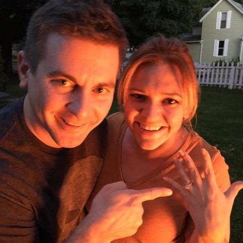 He surprised me in The Kitchen by sliding the ring on my finger and asking if i will marry him November 17th..... I SAID YES