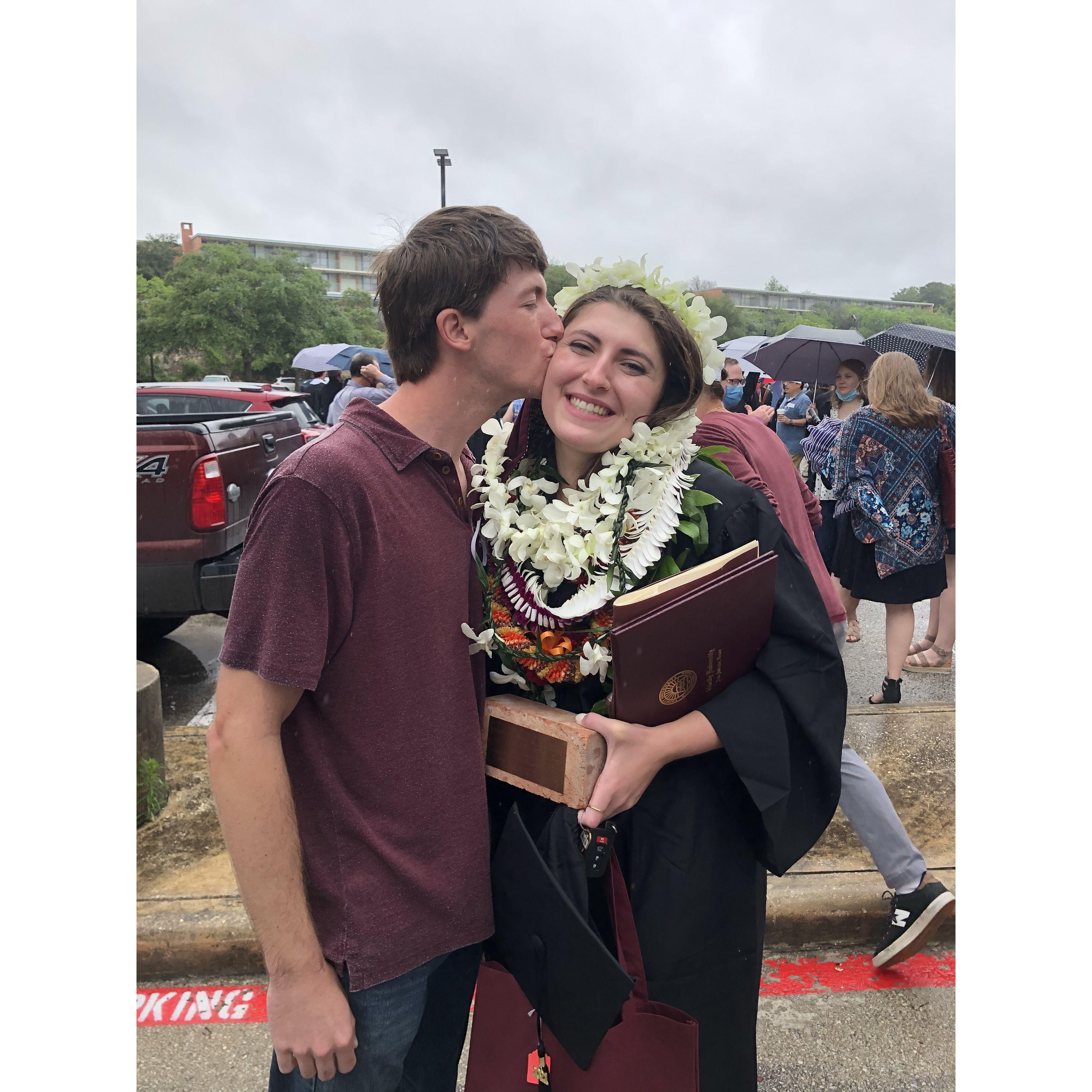 Gianna's graduation from Trinity