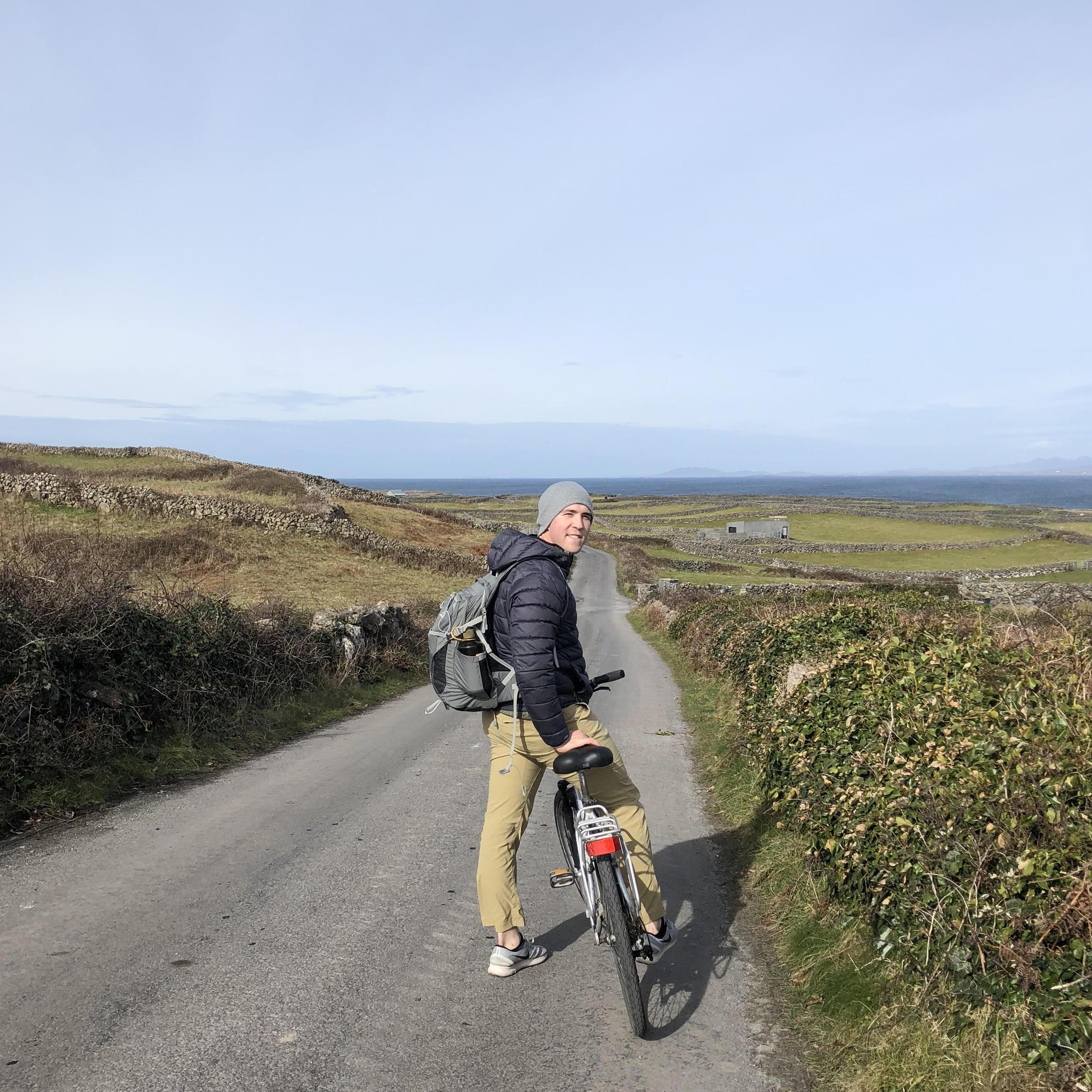 Aran Islands, Ireland
(before Joey's bike fell apart!)