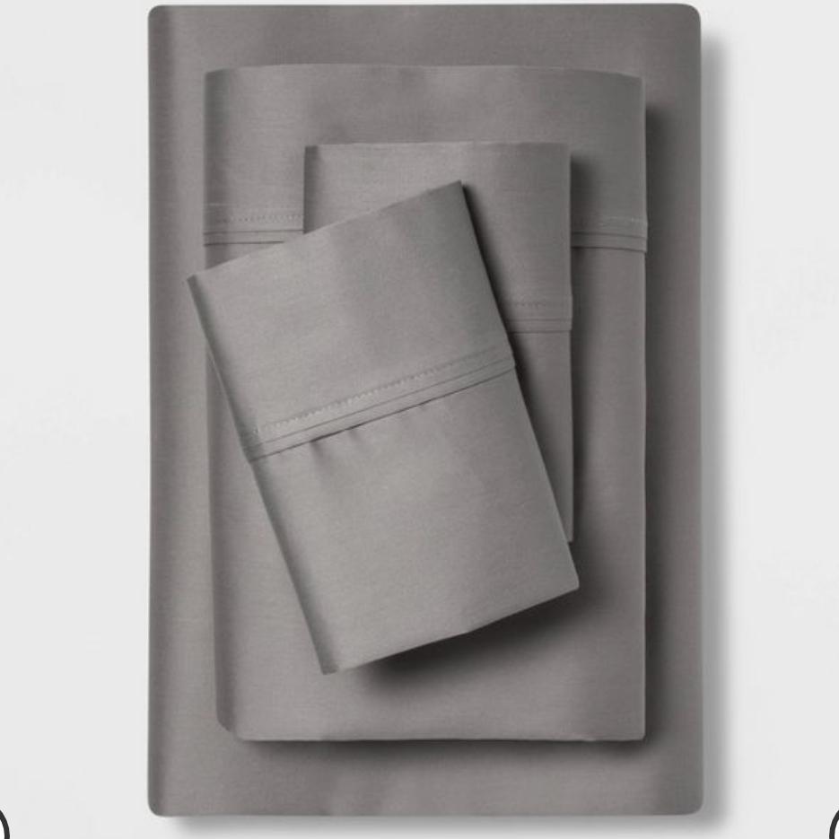 400 Thread Count Solid Performance Sheet Set - Threshold™