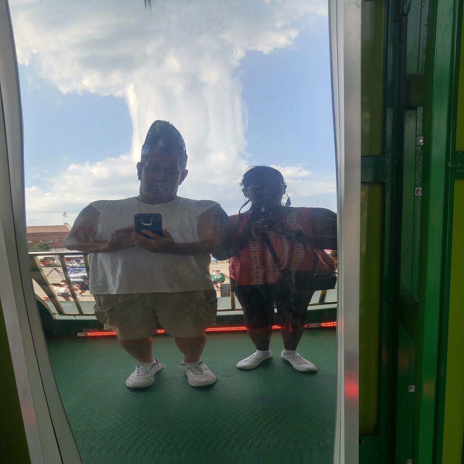 The fun house...probably the only time we can be classified as short...lol