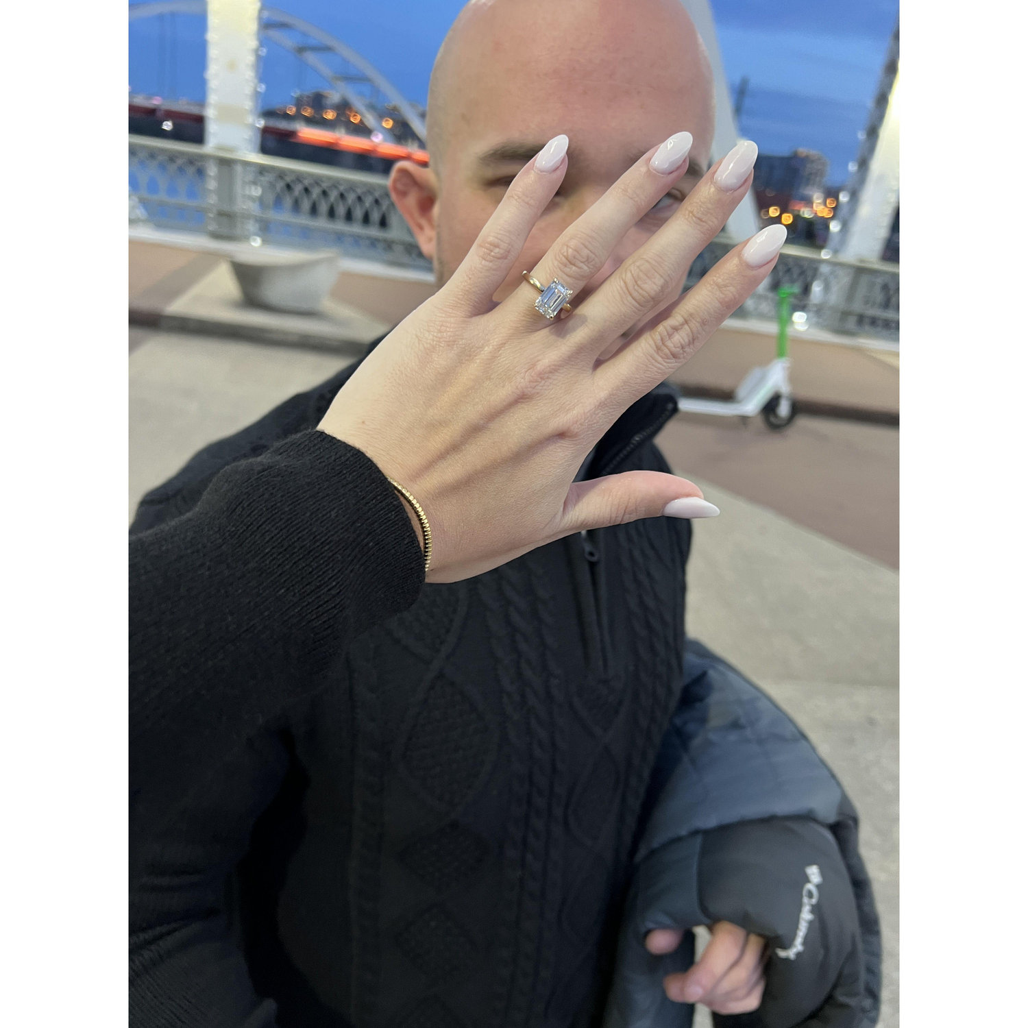 He put a ring on it I put it on Instagram!