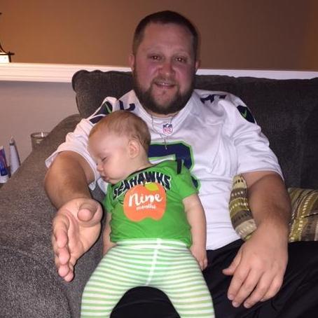 Josh and little Viv