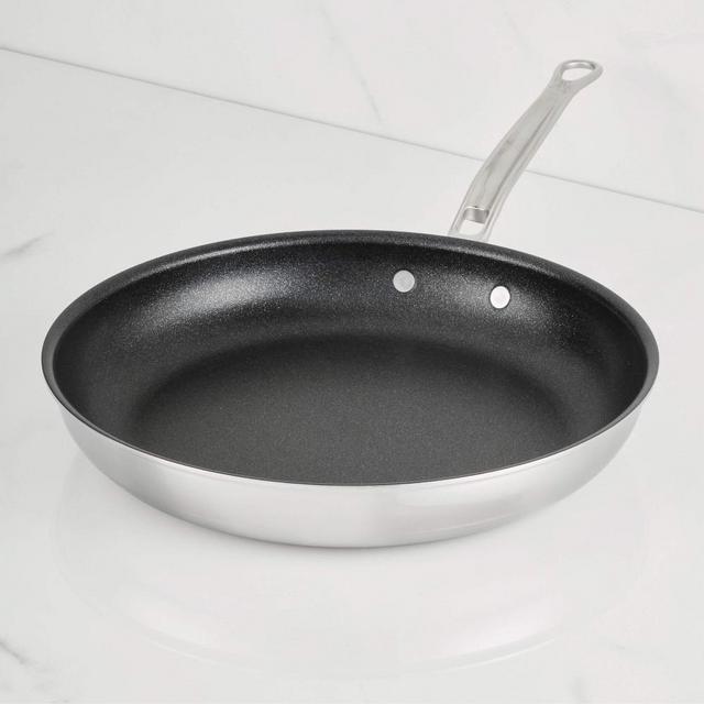 Hestan ProBond Luxe Professional Clad Stainless-Steel TITUM Nonstick Skillet, 12 1/2"