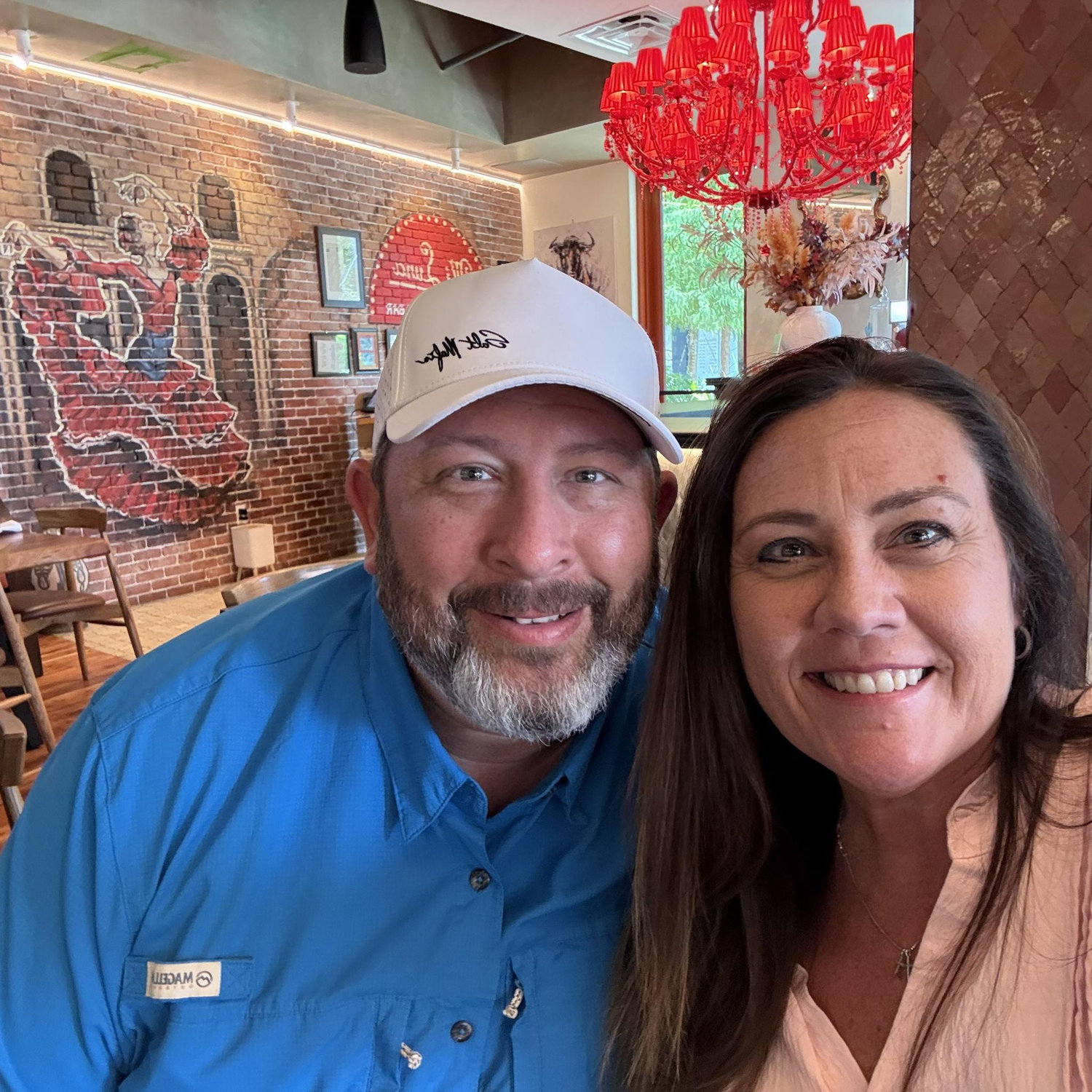 Our lunch date after engagement ring appt