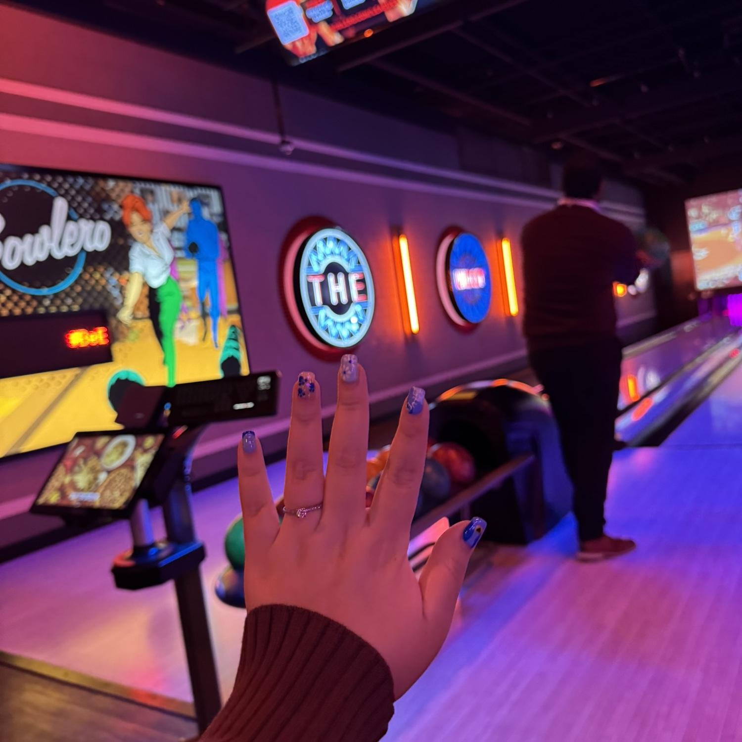 Bowling! I couldn't believe it!