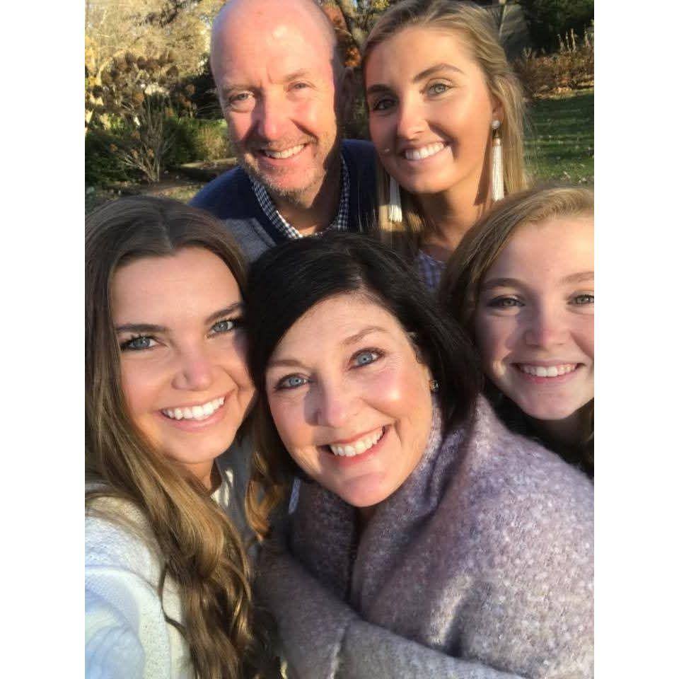Kathy, Kent and the girls