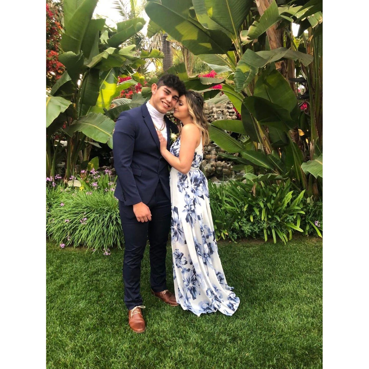 Our second prom together, Bryan's Senior Prom. May 10, 2019.