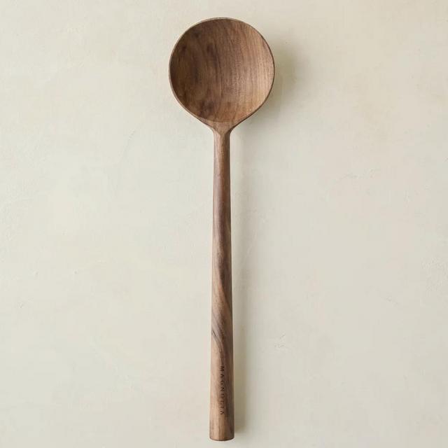 Gristmill Collection Walnut Spoon - Large Round