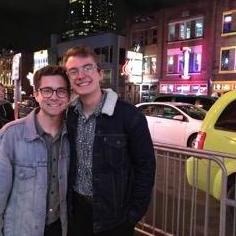 us in nashville to see boy genius :,)