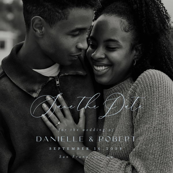 Bruges Square | Baby Blue | Zola Save The Dates