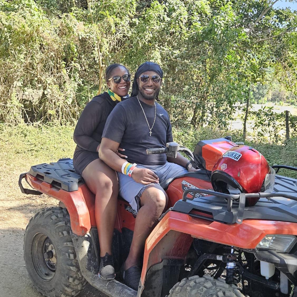 Riding ATV’s in Jamaica