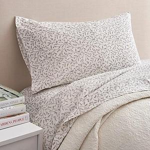Seville Queen Sheet Set in White