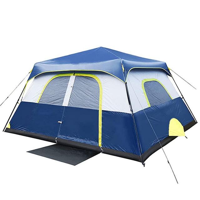Tents, 6/8 Person 60 Seconds Set Up Camping Tent, Waterproof Pop Up Tent with Top Rainfly, Instant Cabin Tent, Advanced Venting Design, Provide Gate Mat