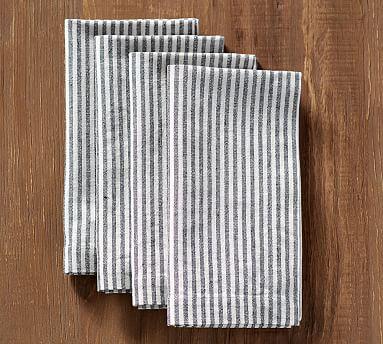 Wheaton Striped Linen/Cotton Napkins