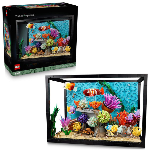 LEGO Icons Tropical Aquarium Building Set 10366