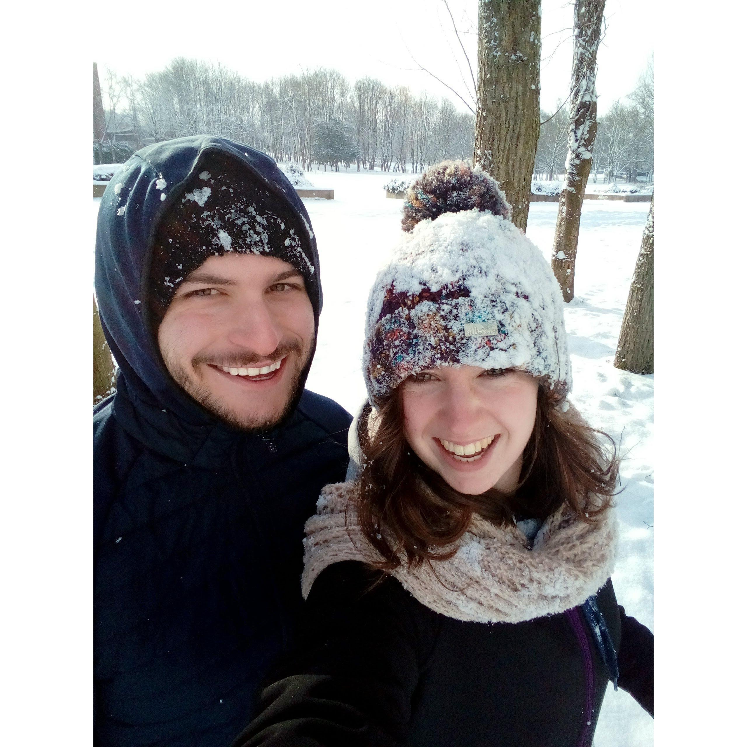 The most random snow days in Ireland, March 2018. Schools were closed which meant we got to enjoy the snow together!