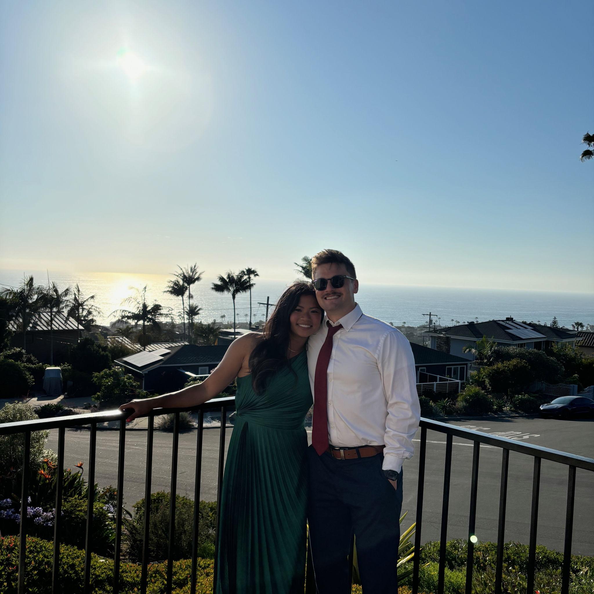 At Matt & Nikki's wedding in San Diego!