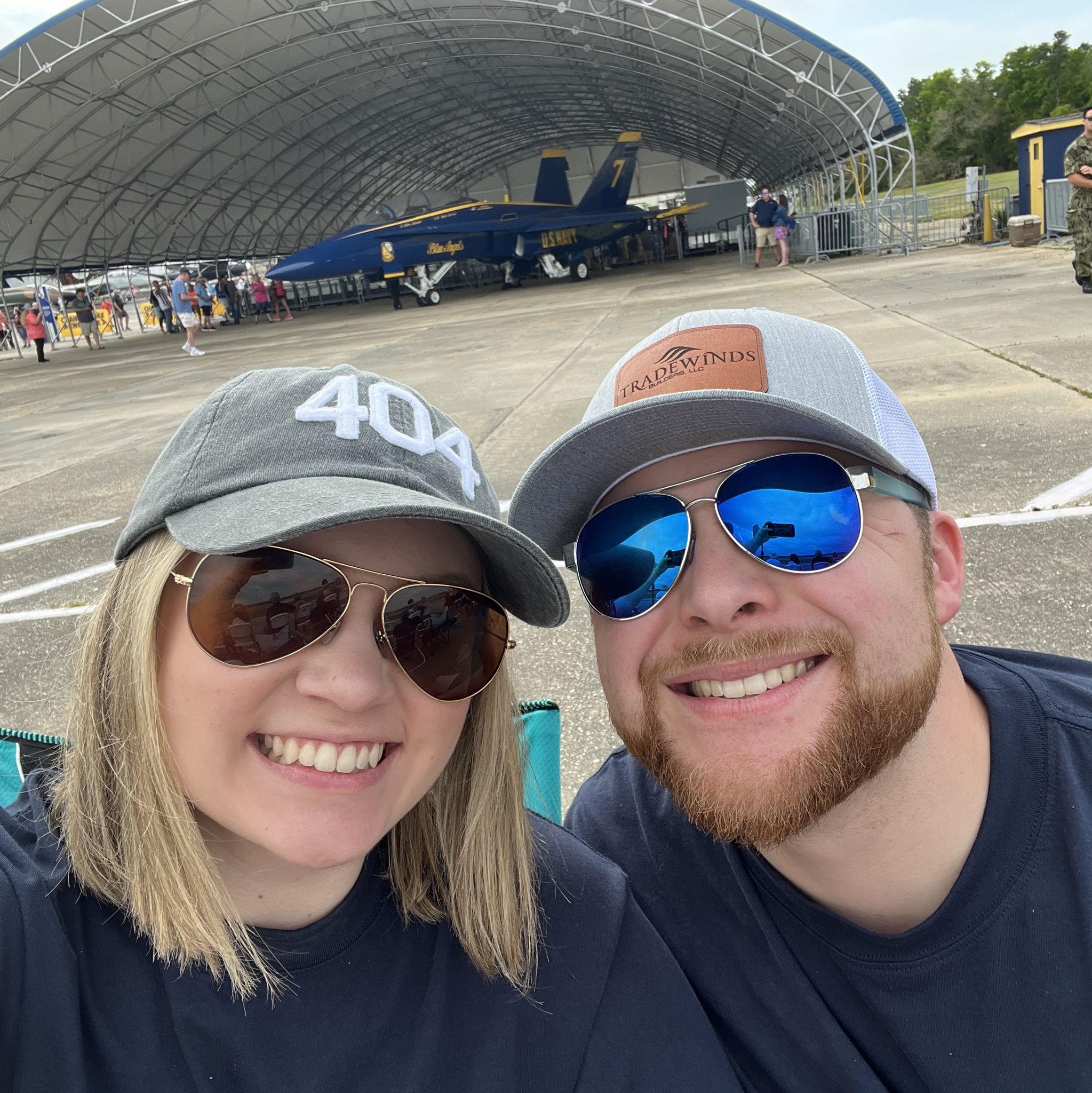 Jackson's first Blue Angels practice show