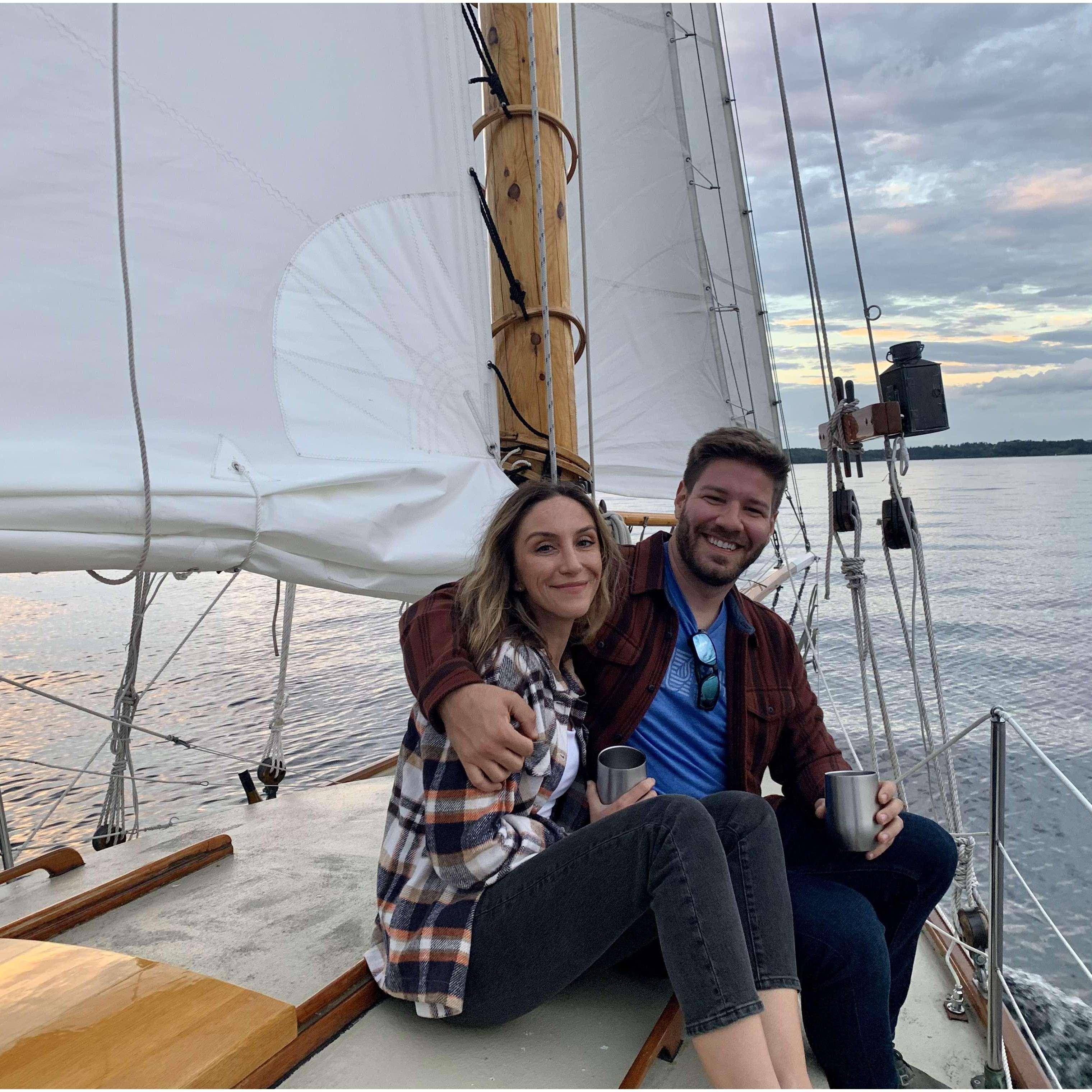 Sailing on Lake Champlain
