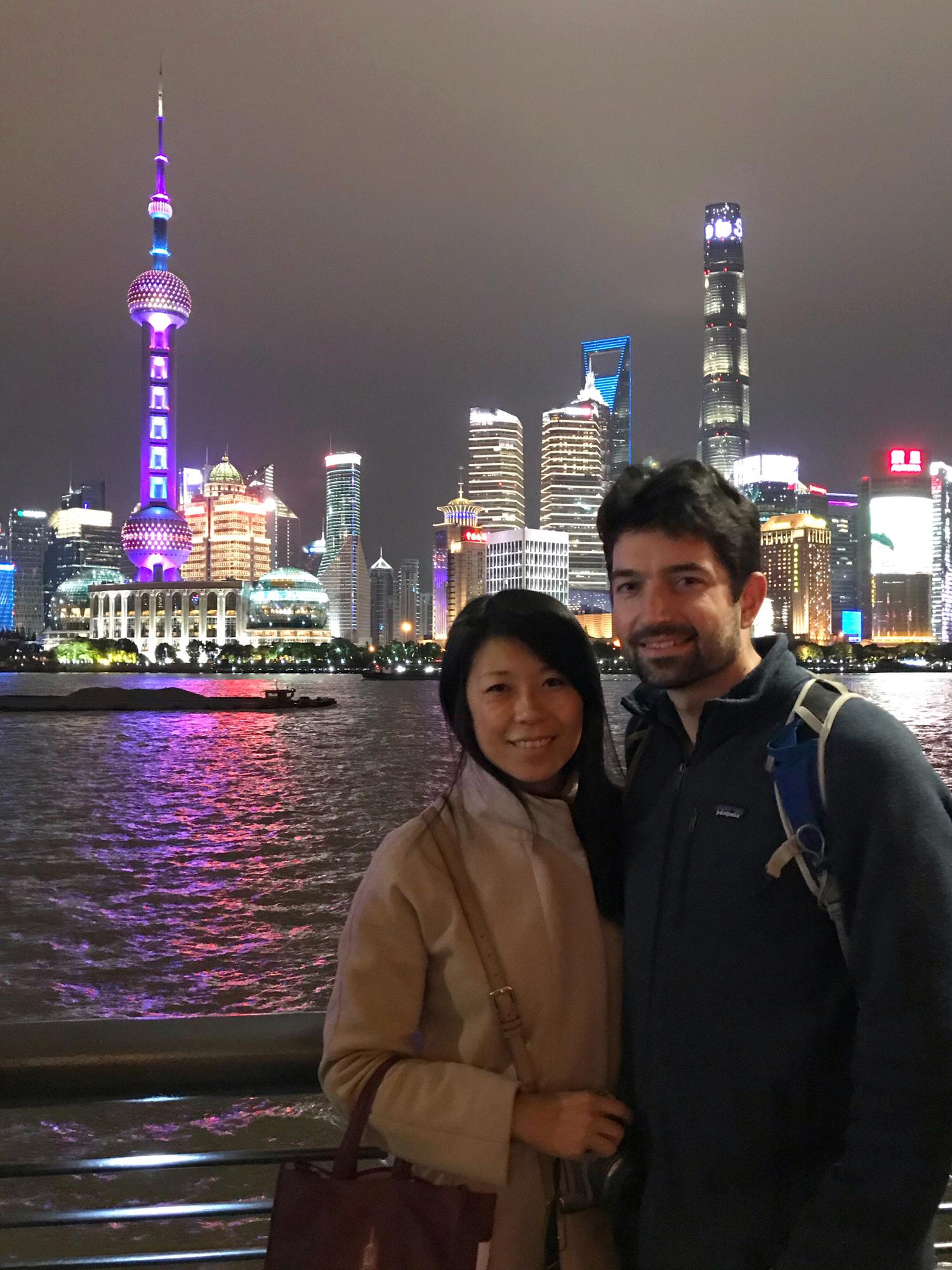 Night out on the Bund, Shanghai, China, November 2018